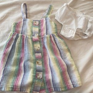 Adorable lined flouncy summer dress